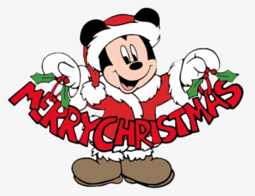 Mickey Mouse Wishes Merry Christmas Profile Frame - Disney Merry Christmas Mickey Mouse, HD Png Download, Free Download