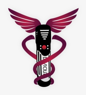 I Used The Company"s Device And Incorporated The Caduceus, - Red Phoenix Bird Logo, HD Png Download, Free Download
