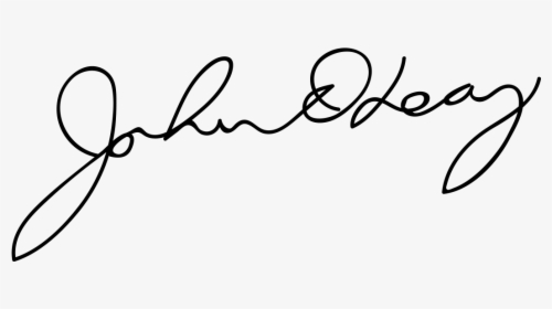John O"leary Signature - Line Art, HD Png Download, Free Download