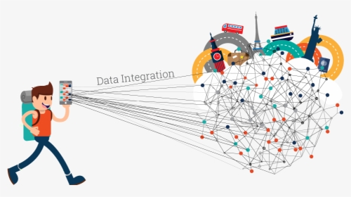 Linked Data, Tourism, Ontotext - Cartoon, HD Png Download, Free Download