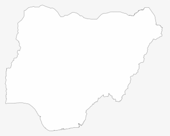 File - Outline Svg Map Of Nigeria, HD Png Download, Free Download