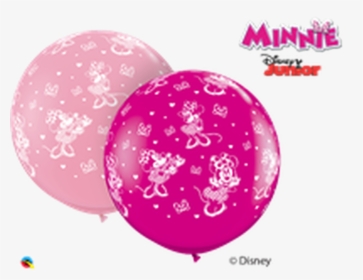 36"q Minnie Mouse, Pink/wild Berry Print - Disney Princess 17 Inch Latex Balloons, HD Png Download, Free Download