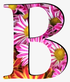Flower Pattern Letters B, HD Png Download, Free Download