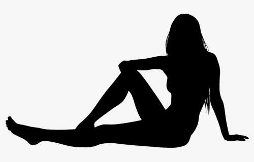 Naked Woman Silhouette Art, HD Png Download, Free Download