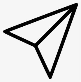 Paper Plane - Send Message Icon Png, Transparent Png, Free Download
