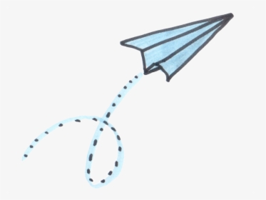 Aeroplane - Colourful Paper Plane Png, Transparent Png, Free Download