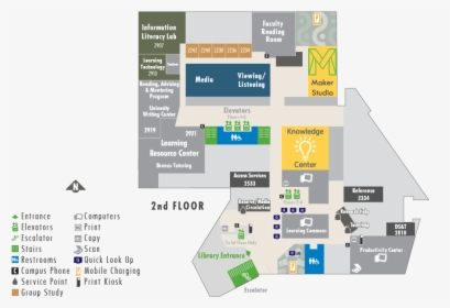 Cal Poly Pomona Learning Resource Center Map, HD Png Download, Free Download