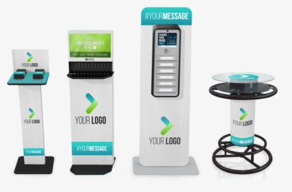 Cell Phone Charging Stations Incharged Cell Phone Charging - Branded Phone Charging Stations, HD Png Download, Free Download