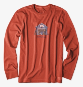 Men"s Daddyshack Long Sleeve Crusher Tee - Long-sleeved T-shirt, HD Png Download, Free Download