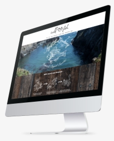 Designed As A Responsive Site, The New Wild Fish Website - Mockup Computer, HD Png Download, Free Download