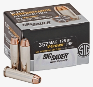 Sig 357 Magnum Ammo, HD Png Download, Free Download