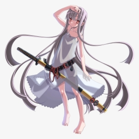 Anime Katana Girl Renders, HD Png Download, Free Download