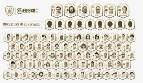 Who Are The Unknown Fifa 20 Icons - All Icon Fifa 20, HD Png Download, Free Download
