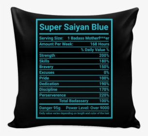 Super Saiyan Blue God Pillow Cover - Cushion, HD Png Download, Free Download