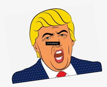 Angry Trump Clipart - Donald Trump Fathers Day Cards, HD Png Download, Free Download