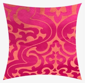 Almofada Pink E Laranja Arabesco - Cushion, HD Png Download, Free Download