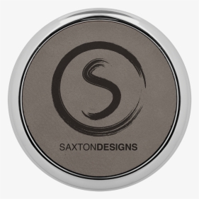 Gray Round Leatherette Coaster With Custom Laser Engraving - Circle, HD Png Download, Free Download