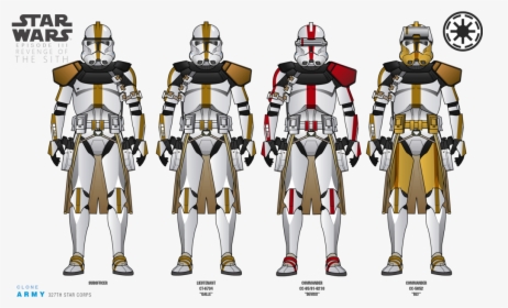 Clone Trooper 327th Star Corps, HD Png Download, Free Download