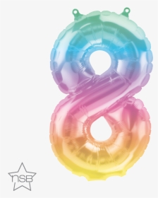 Blue Number 8 Balloon Png, Transparent Png, Free Download