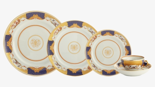 Golden Butterfly 5 Piece Place Setting - Plate, HD Png Download, Free Download