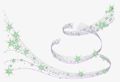 #stars #swirl #swirls #green #purple #star #mq - Transparent Background Swirling Sparkles Free, HD Png Download, Free Download