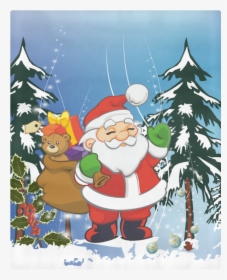 Cute Santa Claus Duvet Cover 86"x70, HD Png Download, Free Download