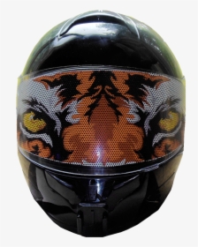 Tiger Motorcycle Helmet Visors Sticker - Tiger Wording, HD Png Download, Free Download