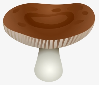 Brown Transparent Mushroom Png Clipart - Mushroom Clipart Transparent, Png Download, Free Download