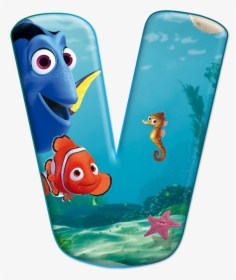 Findy Dory, Abc 7, 3rd - Finding Nemo Letters, HD Png Download - kindpng