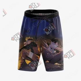 Naruto And Sasuke Beach Shorts - Board Short, HD Png Download, Free Download