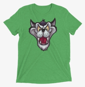 Big Bad Wolf Triblend T Shirt Swish Embassy"  Class= - T-shirt, HD Png Download, Free Download