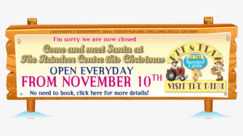 Grotto Banner Closed - Signage, HD Png Download, Free Download