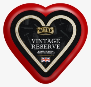 Limited Edition Red Heart Vintage Cheddar Truckle - Wyke Farms, HD Png Download, Free Download