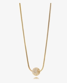 White Diamonds In 18k Yellow Gold - Necklace, HD Png Download, Free Download