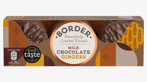 Border Milk Chocolate Ginger Biscuits, HD Png Download, Free Download
