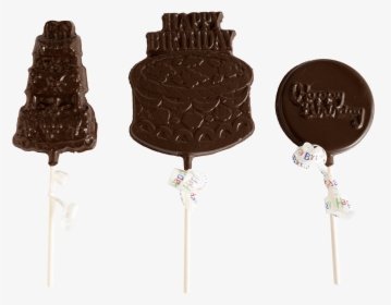Birthday & Wedding Cake Lollipops - Chocolate, HD Png Download, Free Download