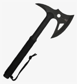 Black Paracord Tactical Battle Axe - One Handed Battle Axe Modern, HD Png Download, Free Download
