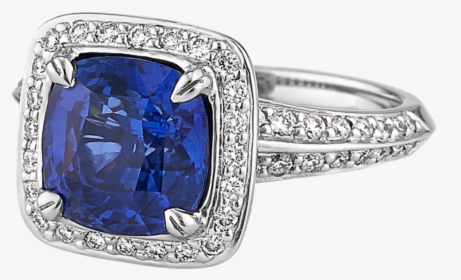 Cushion Sapphire Fashion Ring - Pre-engagement Ring, HD Png Download, Free Download