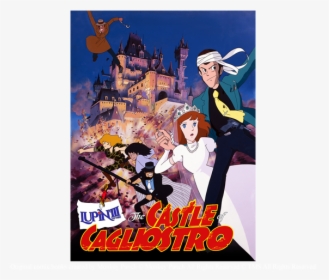 Lupin The Third The Castle Of Cagliostro Poster - Lupin The Third Animated Movie, HD Png Download, Free Download
