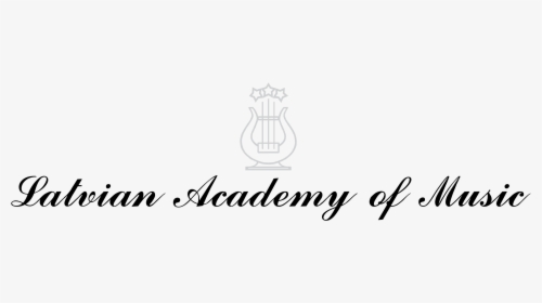 Latvian Academy Of Music Logo Png Transparent - Calligraphy, Png Download, Free Download