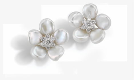 Seaman Schepps Se Fresh Water Pearl Flower Earrings - Seaman Schepps Pearl Flower Earrings, HD Png Download, Free Download
