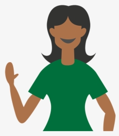 Person Waving Icon - Illustration, HD Png Download, Free Download