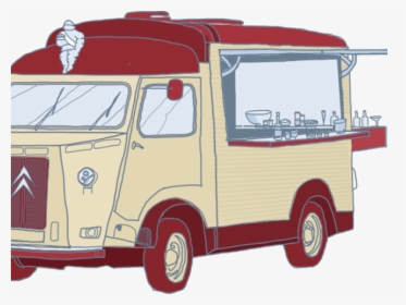 Vans Clipart Burger Van - Van, HD Png Download, Free Download