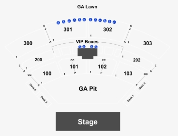 Row Aa The Pavilion Toyota Music Factory Seating Chart, HD Png Download, Free Download