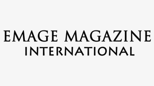Emage Magazine International Black Logo - Calligraphy, HD Png Download, Free Download