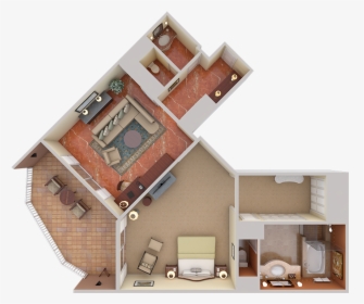 View Two View Two Https - Doll House Top View, HD Png Download, Free Download