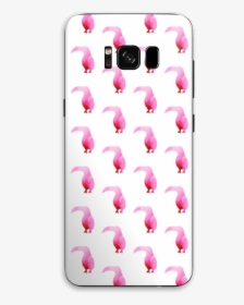 Pink Tropical Birds Skin Galaxy S8 - Greater Flamingo, HD Png Download, Free Download