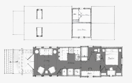 Low Country Floorplan Sketch - Low Country Clayton Homes Plans, HD Png Download, Free Download