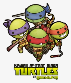 Ninja Turtles Clipart Kawaii - Cute Ninja Turtles Png, Transparent Png, Free Download
