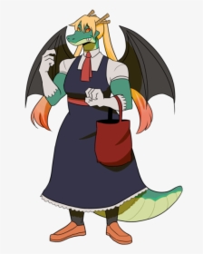 Maid Dragon Anthro, HD Png Download, Free Download